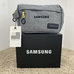 Samsung Hudson Cole Toiletry Bag Bedford Dopp Gray Zip Up Canvas Bag‎ NWT